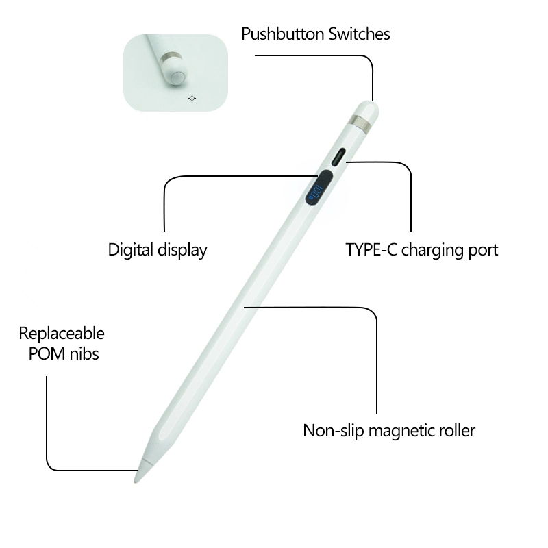 Stylo actif pour écran tactile de smartphone pour tablette Android iOS téléphone portable.