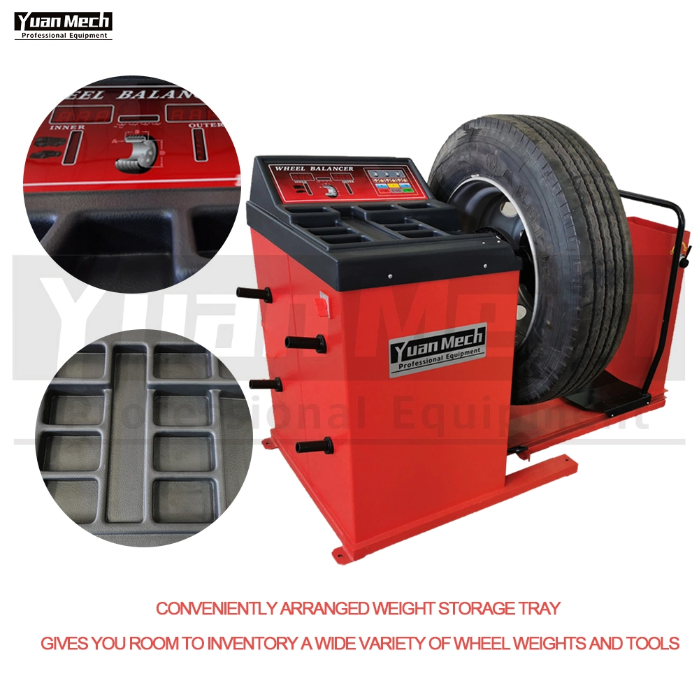 Equilibragem de roda utilizado equipamento de reparação de pneus de caminhão para garagem
