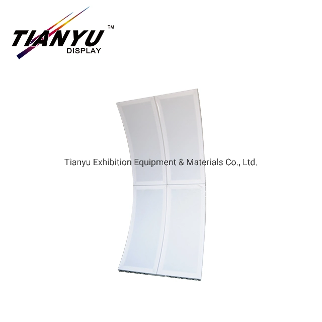 Promotion New Style Custom Curve Aluminium Alloy Messe Stand Display