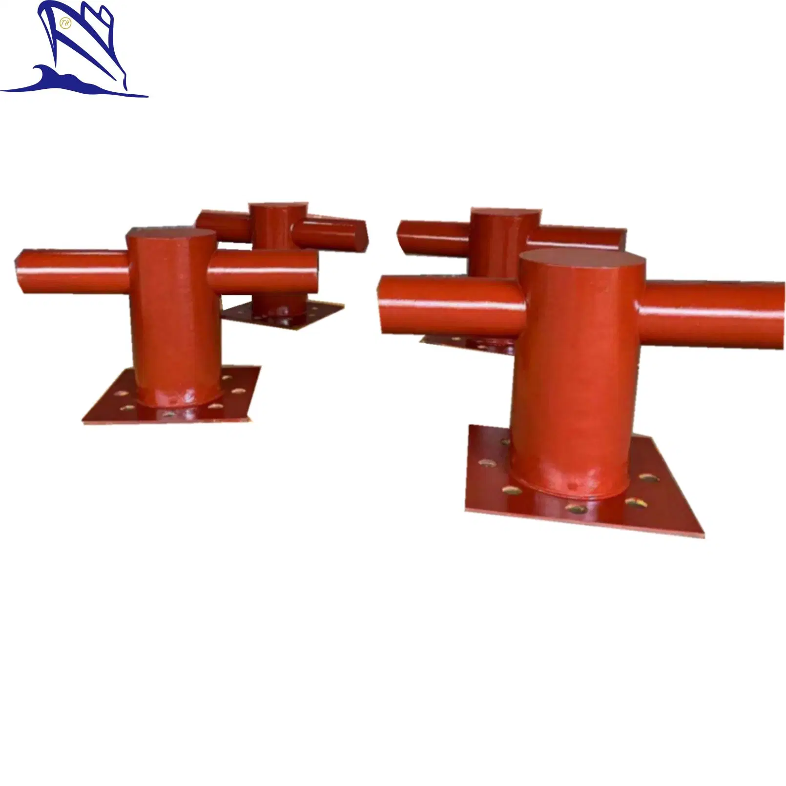 High Quality Cast Steel Marine Mooring Double Bollard