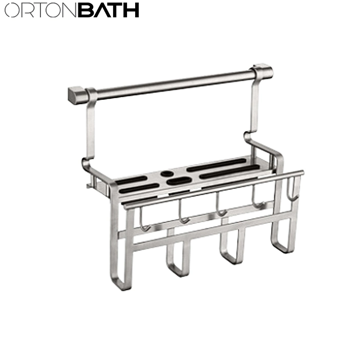 Ortonbath Stailess Stahl Multifunktions-Kitch Badezimmer Hardware-Set Küchenmesser Zubehör Für Halter