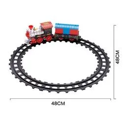 Modelo de batería Eletricos ajustable operados vía férrea de la locomotora juguetes educativos para niños