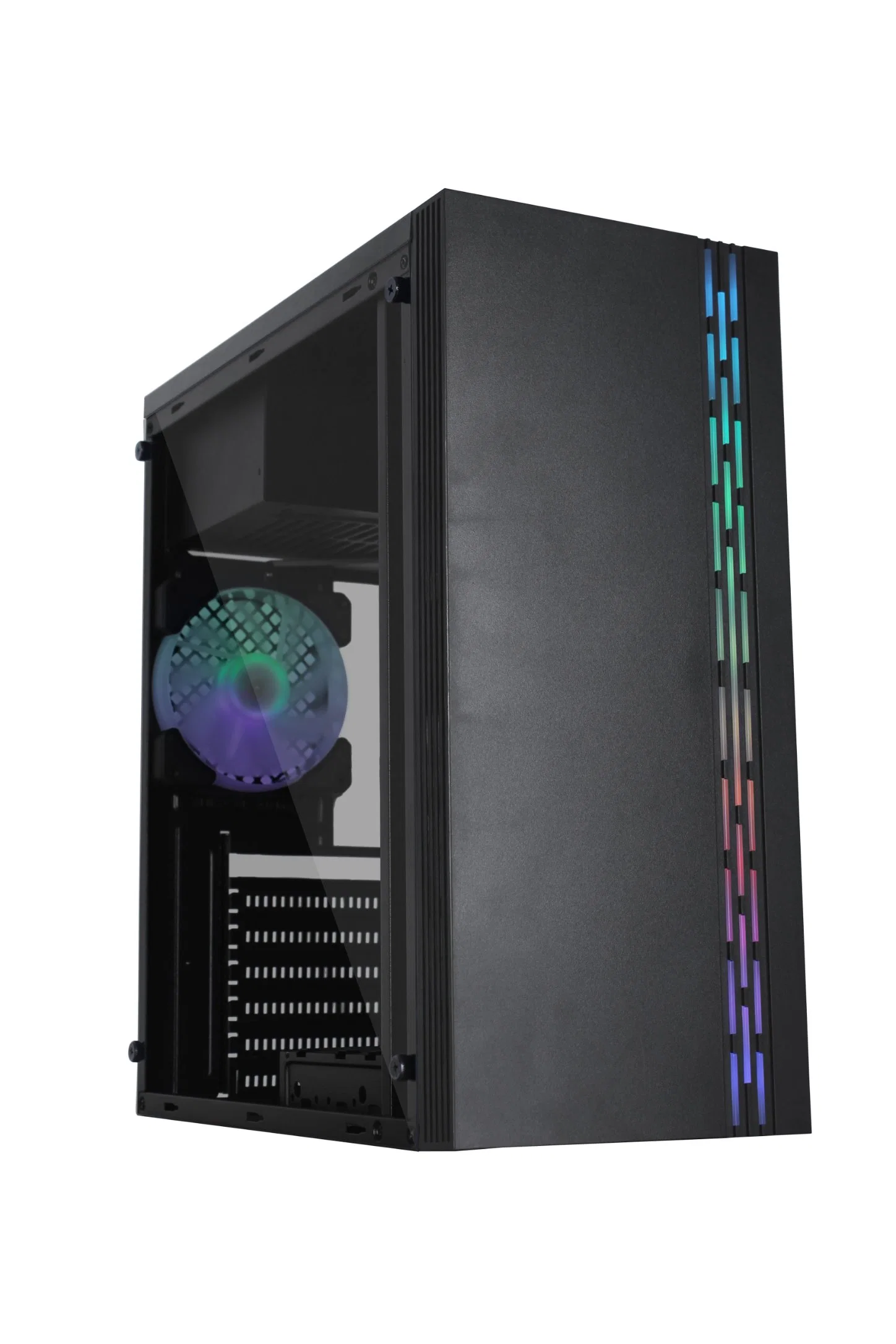 Gaming Case Desktop ATX PC Tower Computer Case with LED Strip
