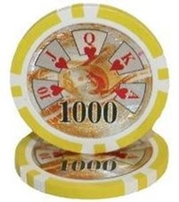 11.5g Plastic Poker Chip with Custom Sticker