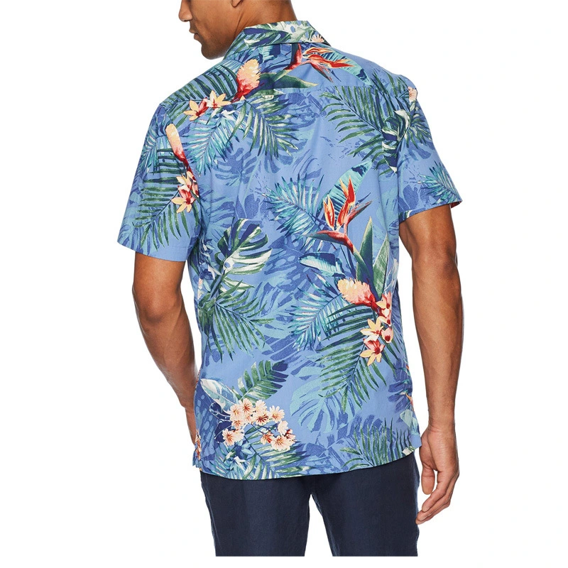 2023 New Style Custom Person Printed Cheap Hawaiian Shirt Men Customized Shirt