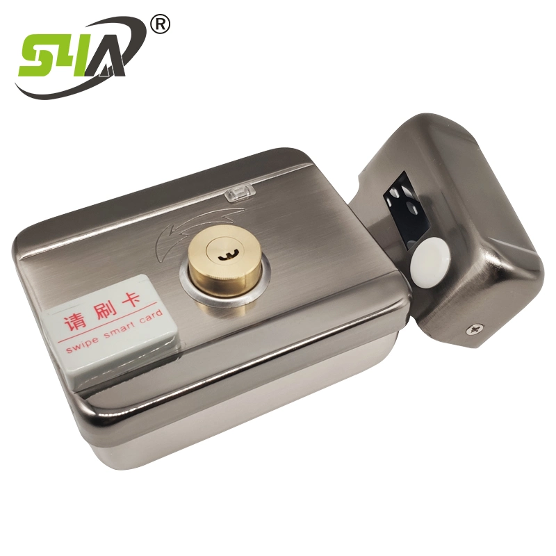 Double Cylinder Electric Integrated Lock Support ID Cards