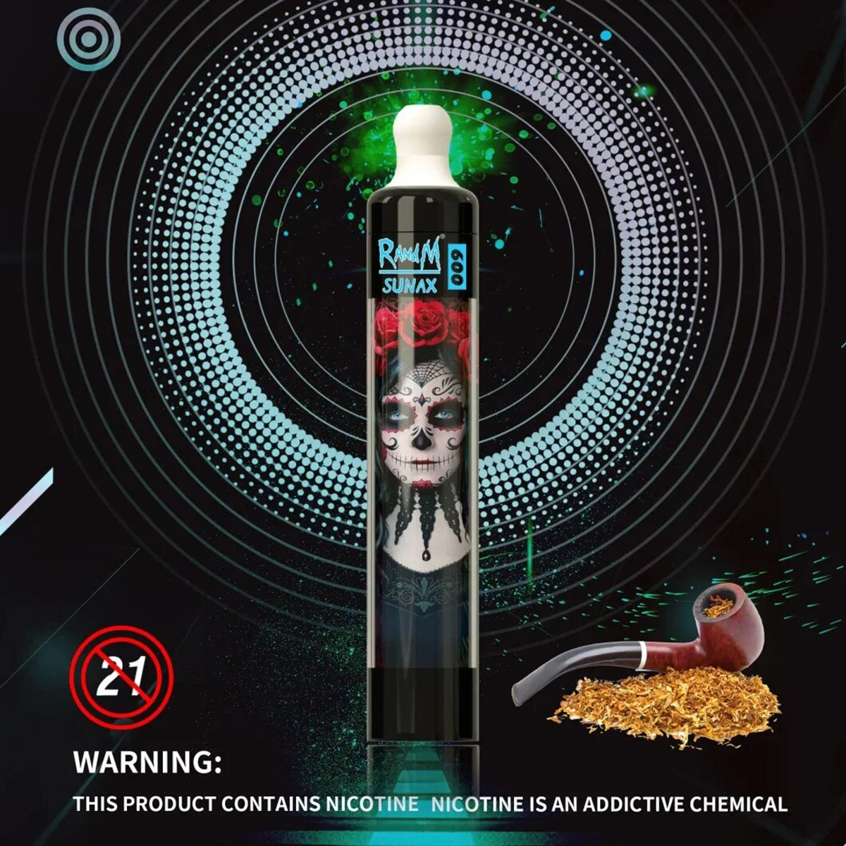 Cartucho de esferográfica descartável e-CIG Wape Vape Hookah Electric Atacado E tubo de fumo de cigarro