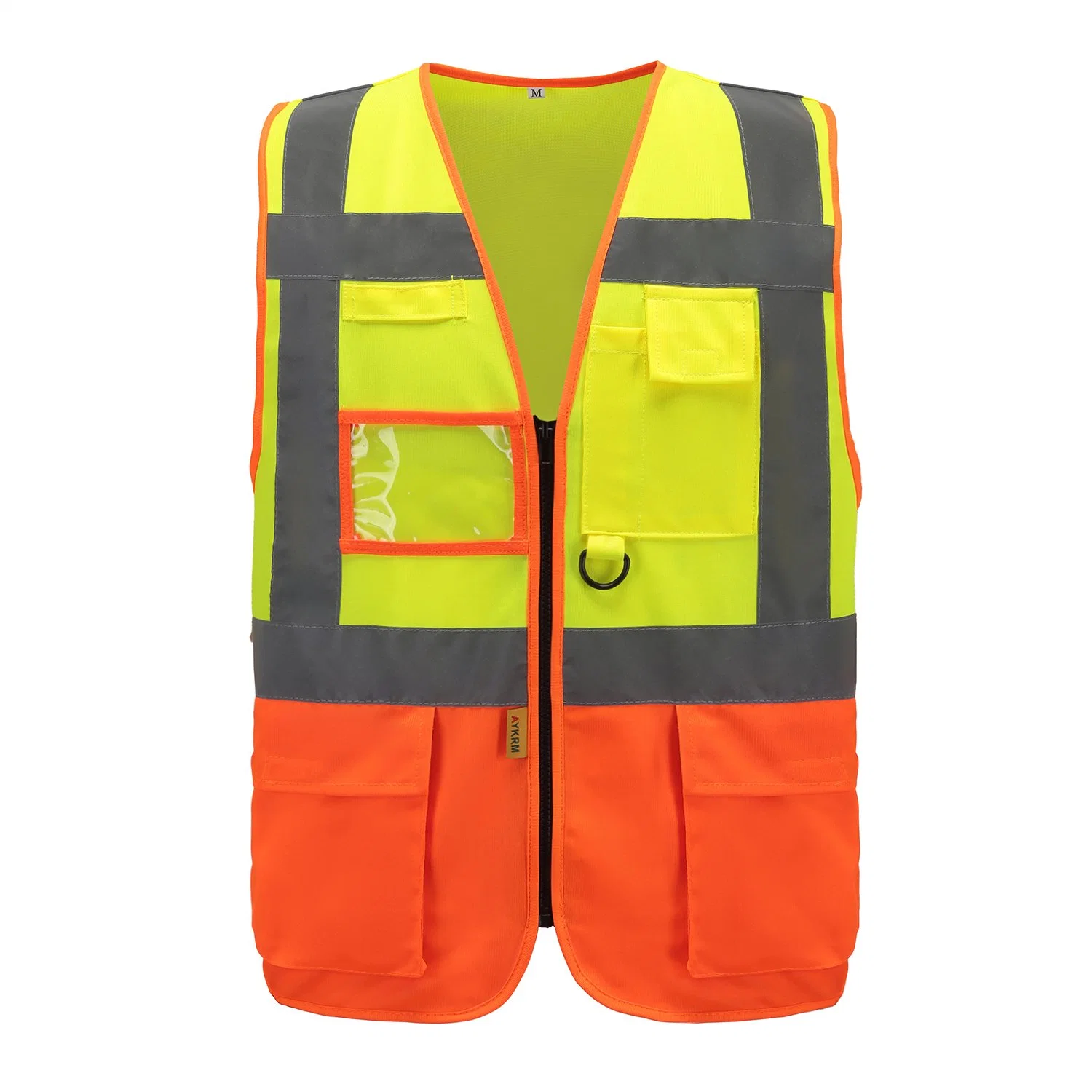 PPE Traffic Safety Pockets Reflective Stripes Clothing Industrial Work Wear for Night Running