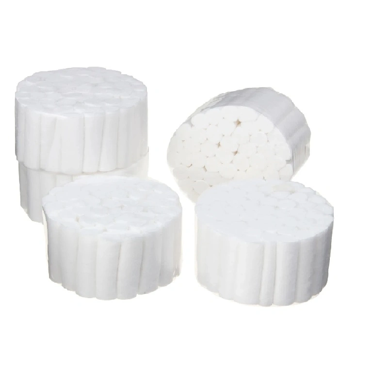 10mmx38mm Absorbent Dental Cotton Roll for Mouth 50 PCS, Medium, 1.5"