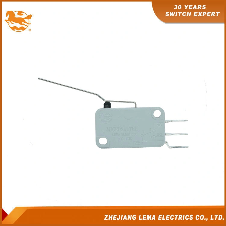 Extra-Long Bent Arm Side Common Terminal Grey Micro Switch Kw7-94D Automation Equipment with CQC and CE