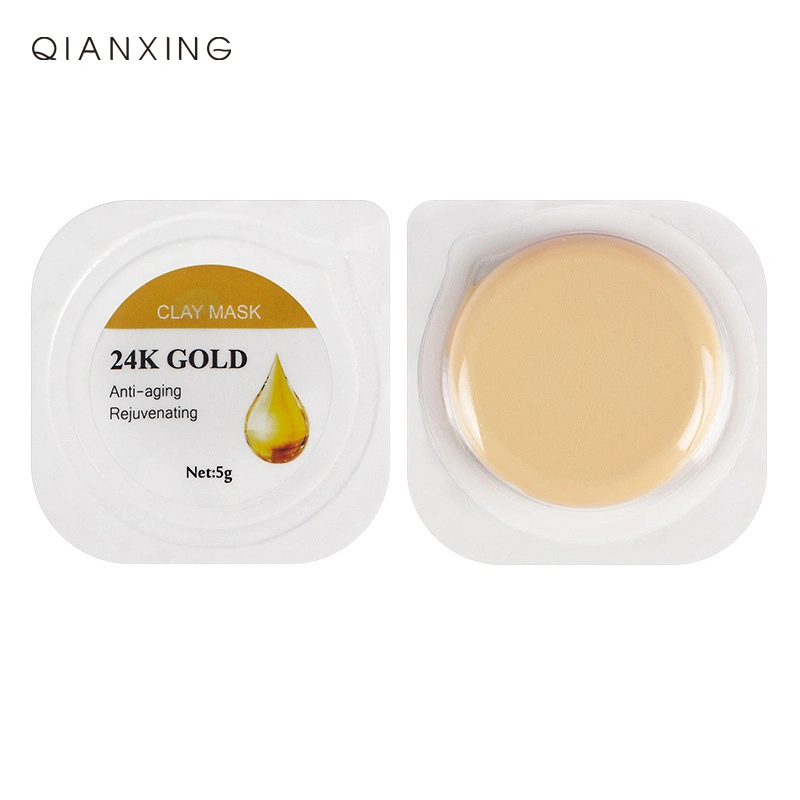 Private Label 24K Gold Anti Aging Whitening Facial Mask for Acne Skin