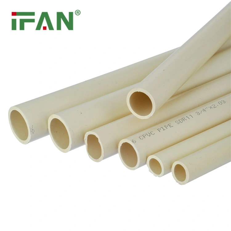 Ifan Piping Systems High Pressure Plastic HDPE Pph PVC Pex PPR Pipe for Water Gas