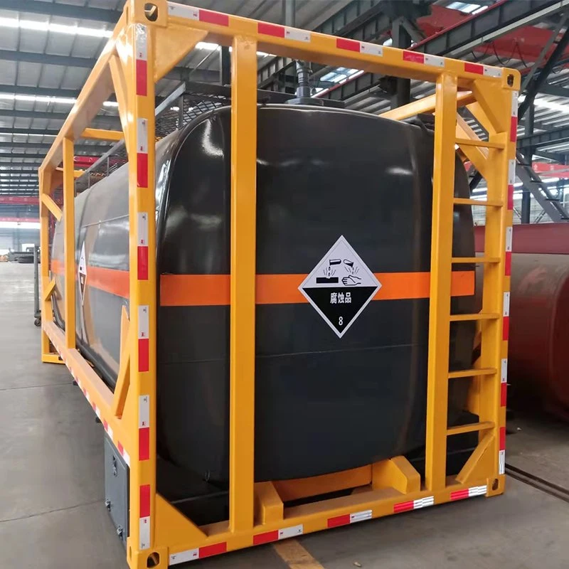 ISO Standard 20FT 30FT 40FT Chemical Corrosive Liquid Tank Container for Sale