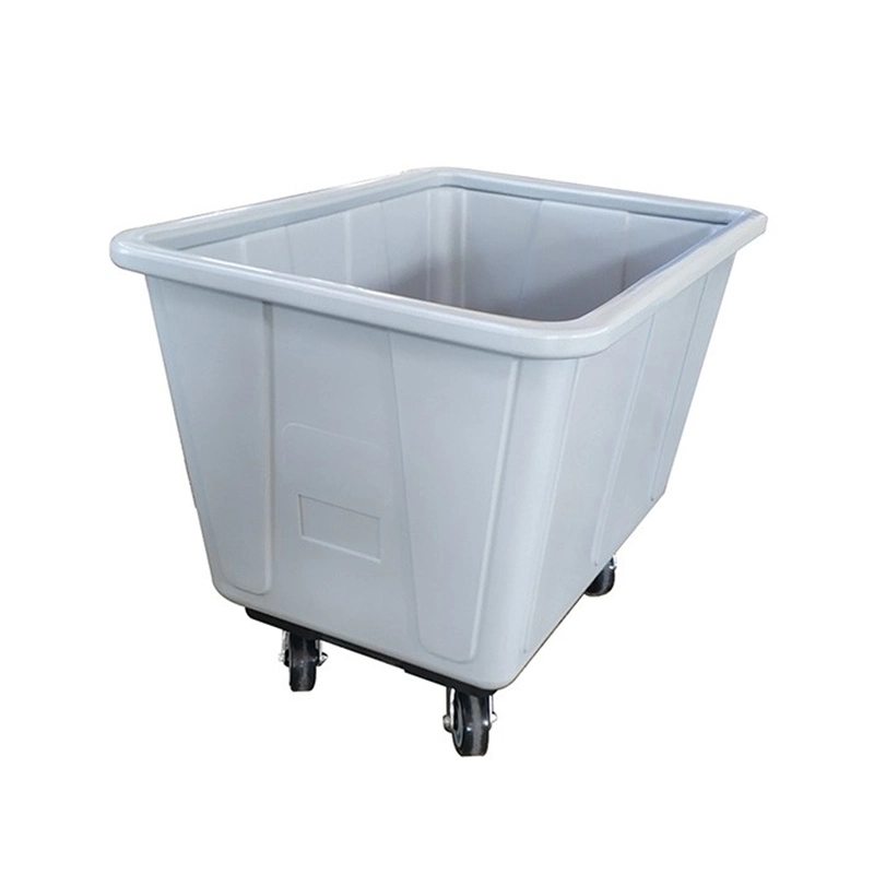 Authentic Industrial Provide Large Size Plastic Hospital Laundry Cart High-Capacity Medical Storage Trolley Carts for Sale