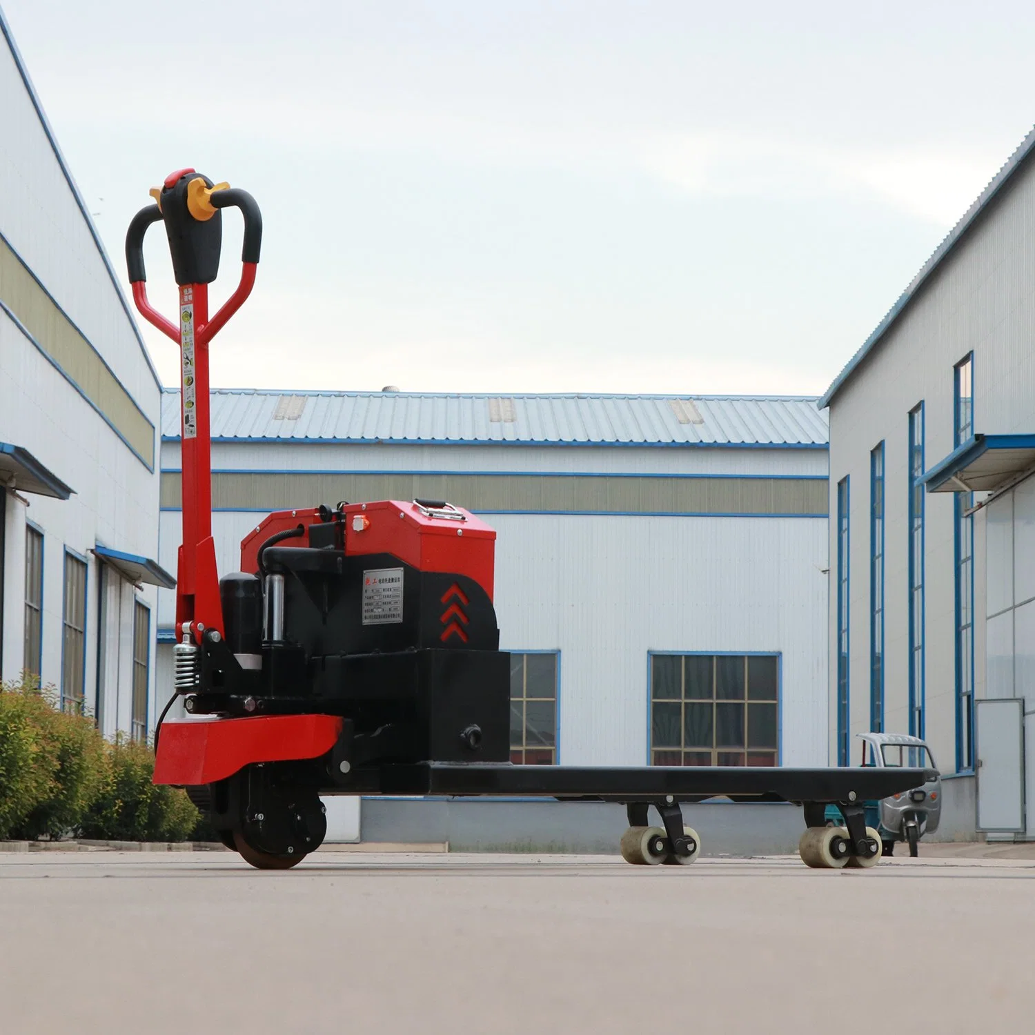 Compact Electric Power Hydraulic Mini Pallet Truck with Integrated Forklift Charger