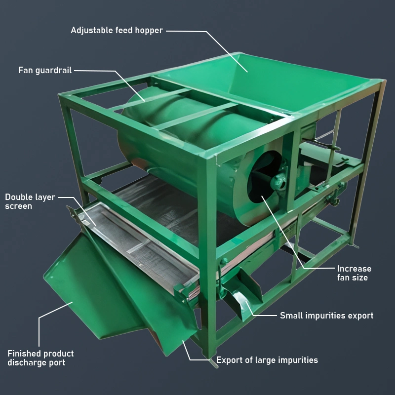 Elektrische Korn-Vibrationssiebmaschine Corn Screening Equipment