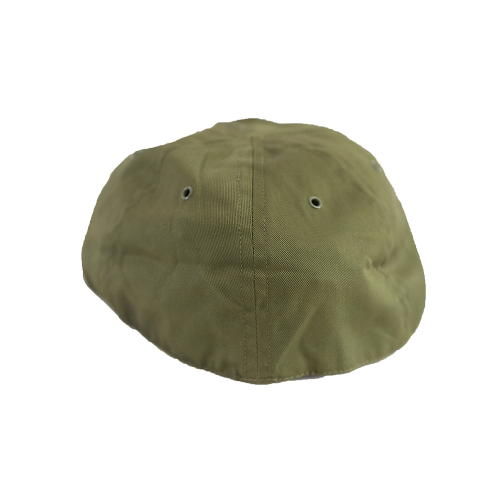 Green Caps Flat Cap Cotton Magic Tape and Custom Logo for Adults Caps