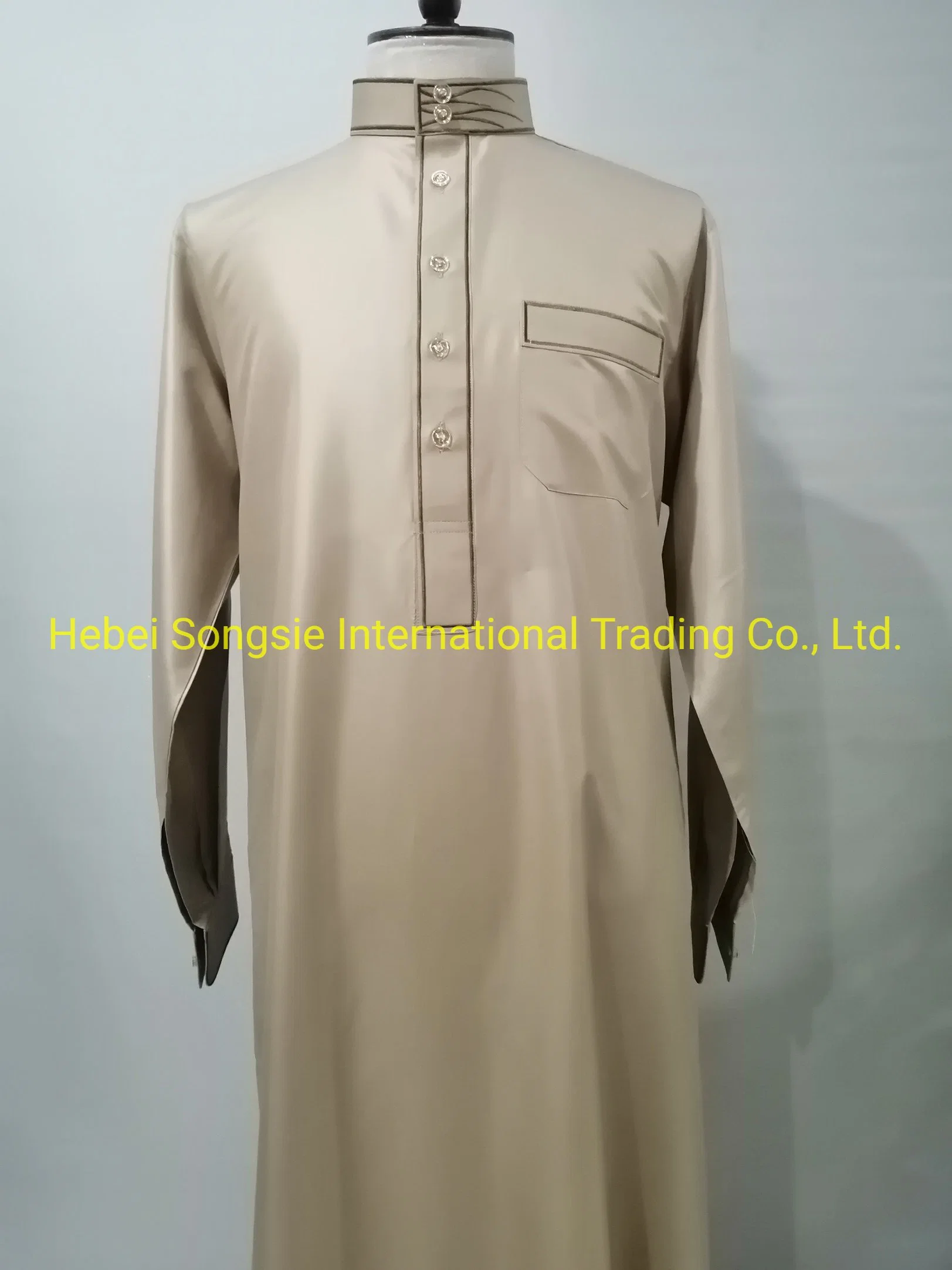 New Fashion Cheap Price Wholesale/Supplier Muslim Islamic Clothing Arab Robe Jalabiya African Robe Men Fashion Dress