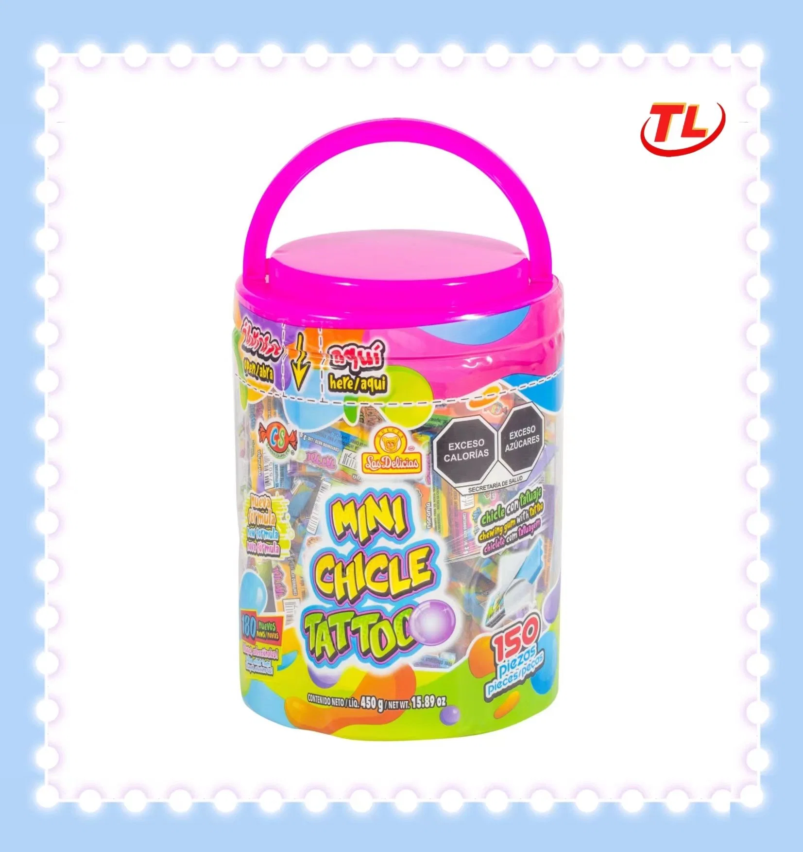 3G 4.5g Bubble Fruit Flavour Yummy Sweets Chewing Gum for Kids