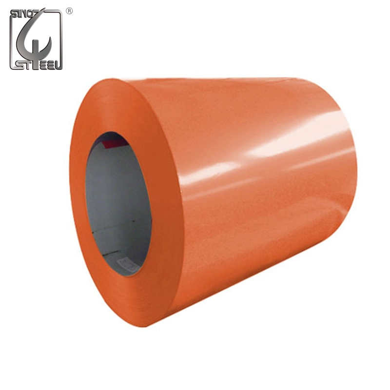 ASTM 1000 3000 5000 Cor Ral Prepainted Rolo de alumínio para construção