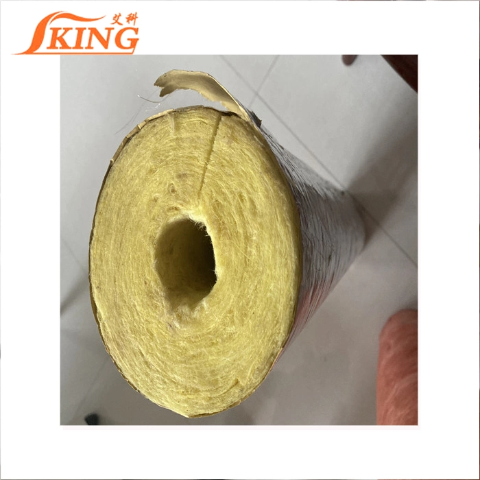 Ce Fiberglass Wool Tube Glass Wool Pipe with Aluminium Foil