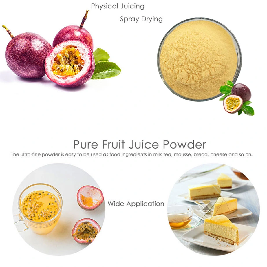 100% Natural Food and Beverage Organic Passion Fruit Extract Freeze Dried Passion Powder