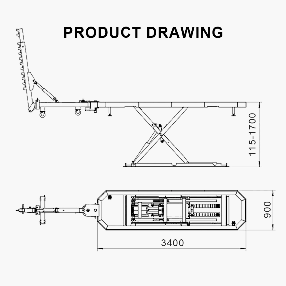 Jintuo China Chassis Bench/Straightening Car/Auto Body Frame Machine