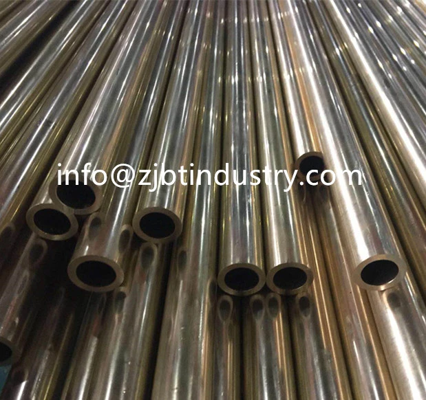 High quality/High cost performance  Customized H62 H65 H70 H80 Aluminum Brass Tube/ Brass Pipe for Oil Well Pump Liner, Distiller, Marine, Nuclear Power Heat-Exchanger