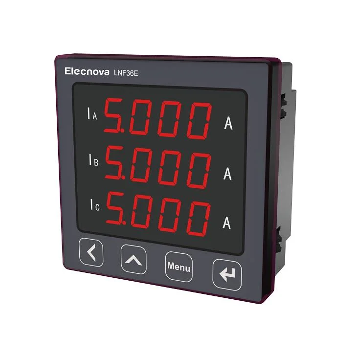 45-65Hz LED Digital Display Electricity Lnf36e Three Phase Ampere Current Meter