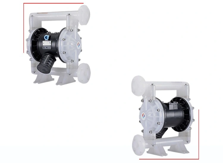 Air Operated Plastic Flange Connect Transfer Pneumatic Diaphragm Pump