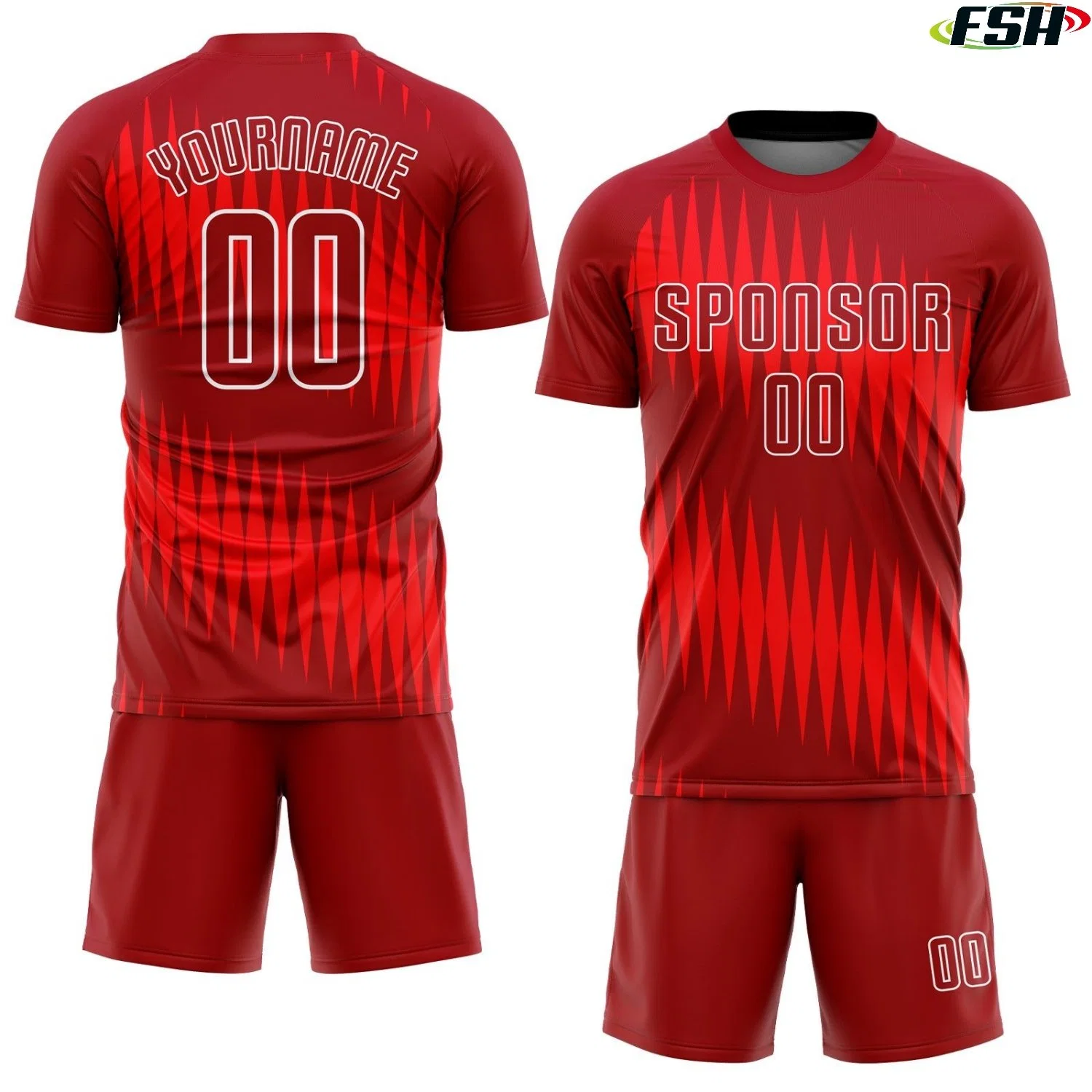 Custom Soccer Wear Football Shirts Uniform Kit Set Soccer Jerseys Football Wear