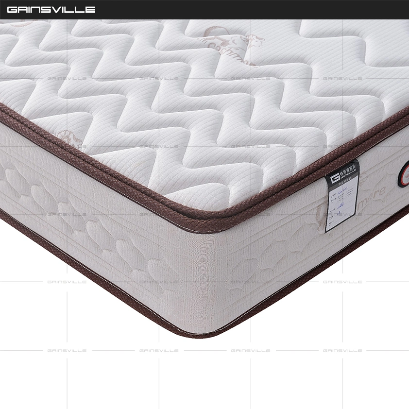 Facory Whoesale Price Spring Bedding Mattress High-Grade Knitted Surface King/Queen Size Coconut Coir High Density Foam Bed Mattresses