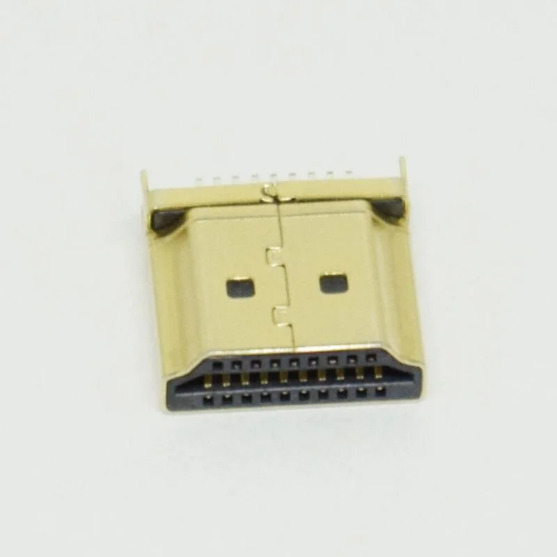 in Stock Male HDMI Connector 4K 8K Display Devices Micro Mini Male PCB Solder Board Type a Female Type C Male Used for Tvs Projectors Set-Top Boxes Laptop