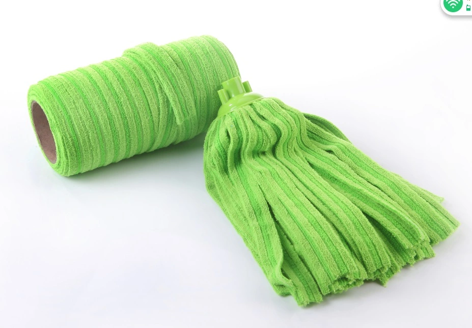 Various Colors of Microfiber Sliced Mop Cloths