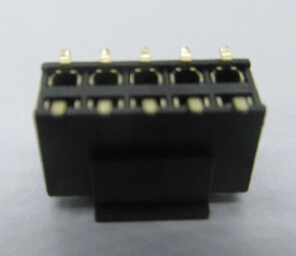 Conector hembra 2,54mm, 10pin, Flash de oro SMT con tapa