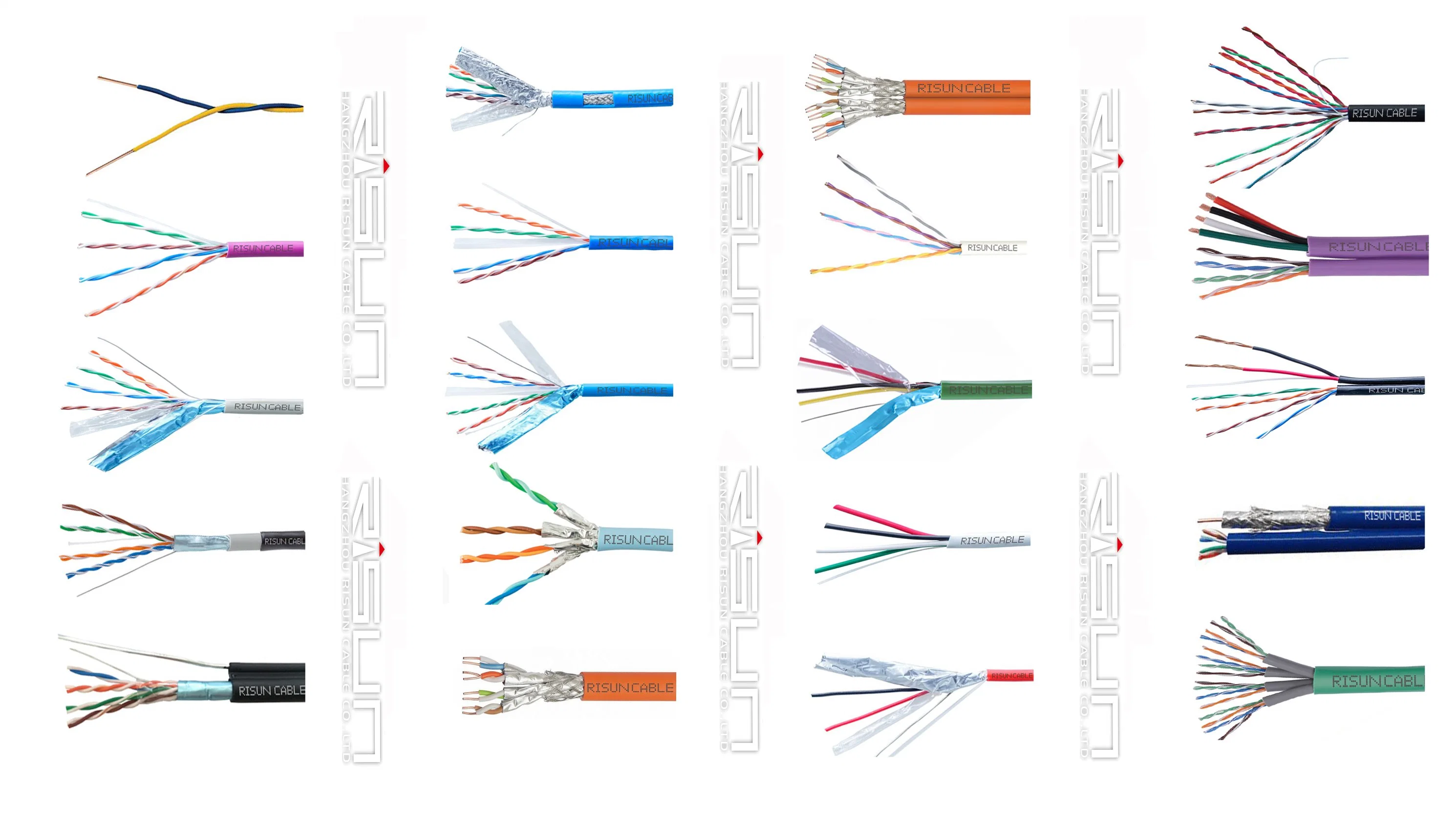 Shielded High quality/High cost performance Multi Cores Security Cable 100m