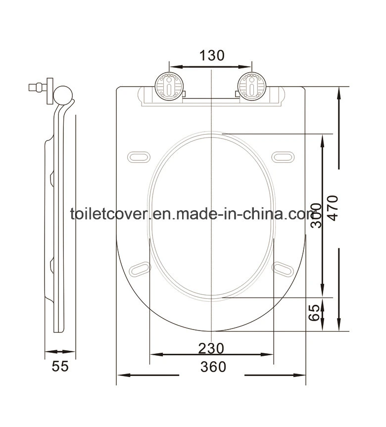 Soft Closed Toilet/Wc Cover Seat