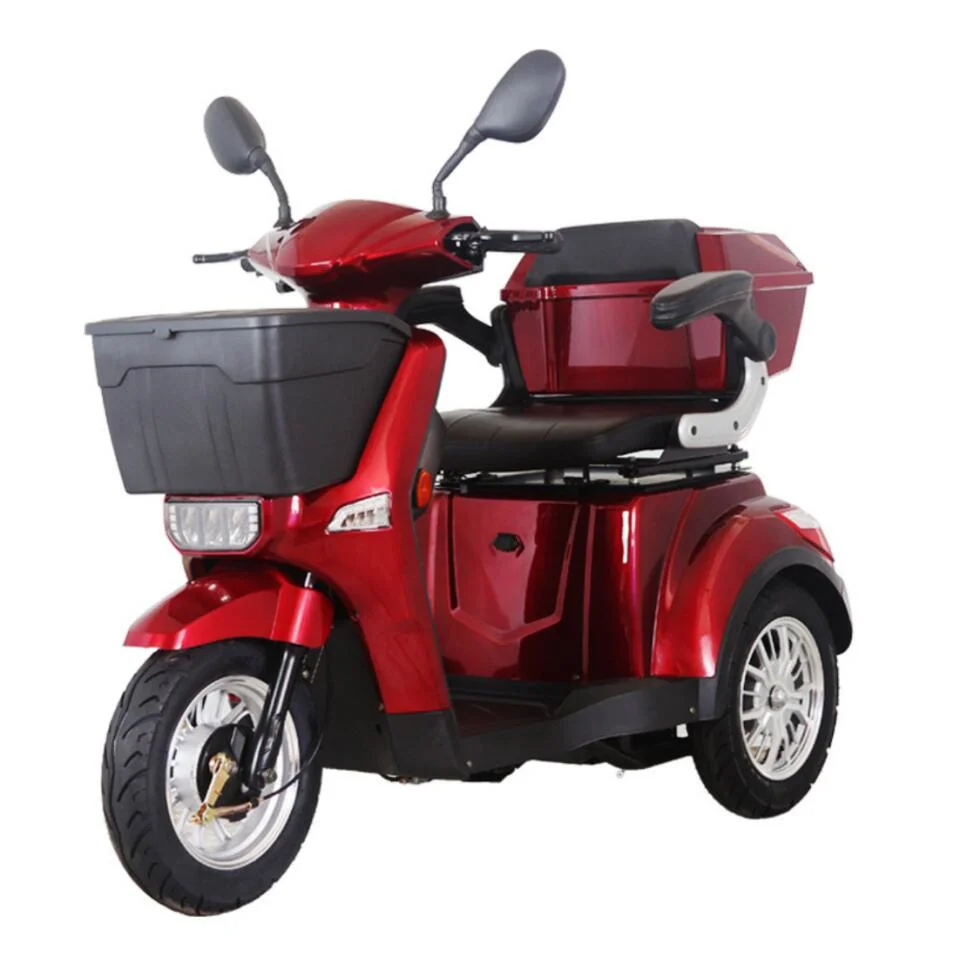 500W 800W Fat Body Shopping Scooter Hard Mobility Handicapped with Bucket Travel Electric Fashion Tricycles Three Wheels Scooter