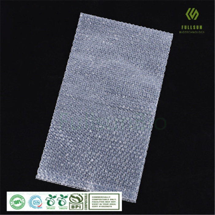 Biodegradable Packaging Compostable Accessories Jewelry Stationery Electronic Products Protective Bubble Film Membrane Plastic Bag