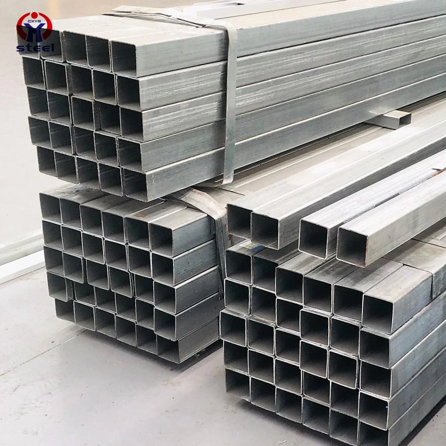 High quality/High cost performance Galvanized Steel Square Pipe and Rectangular Steel Pipes and Tubes