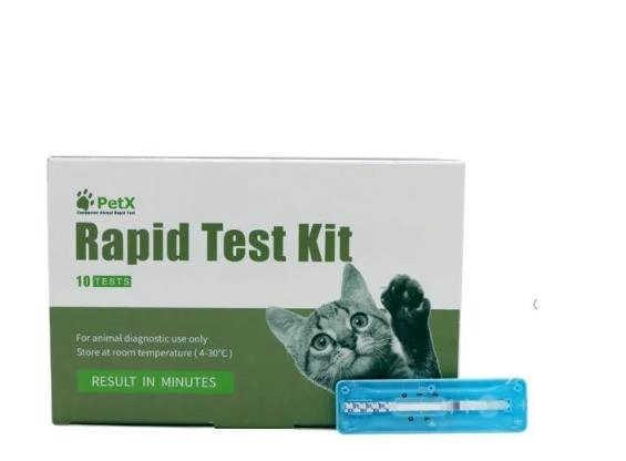 Test rapide de l'antigène du virus de la leucémie Feline Test sanguin de la leucémie