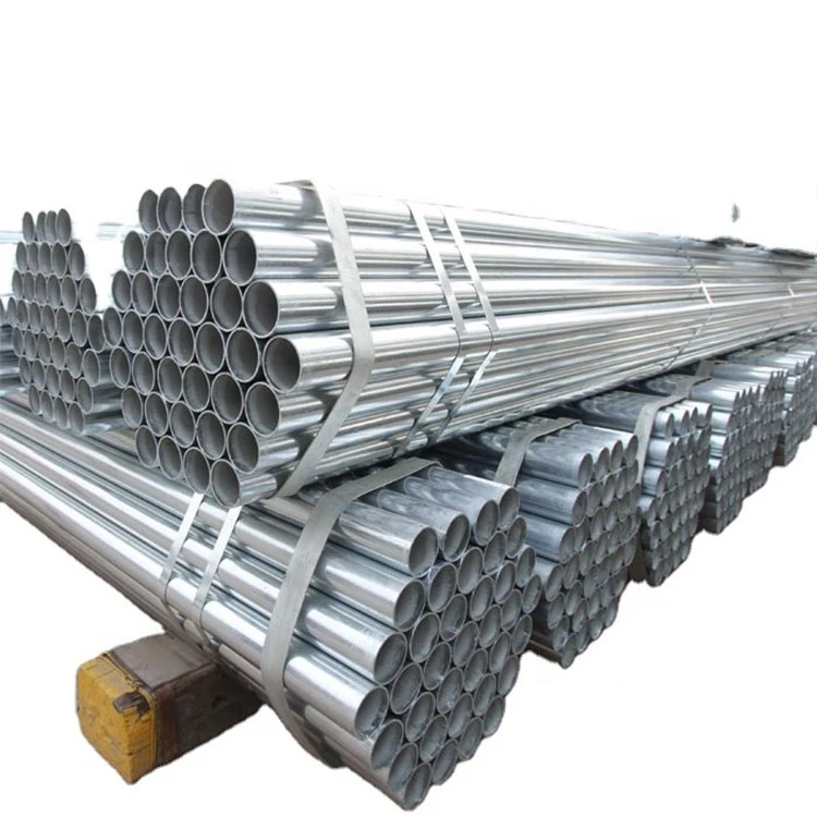 Venta caliente ASTM A135 A795 P235 de 2 pulgadas BS1387 REG Andamios perfecta recubierto de zinc de tubo de acero al carbono ASTM Ronda ranurado de rosca del tubo de acero galvanizado