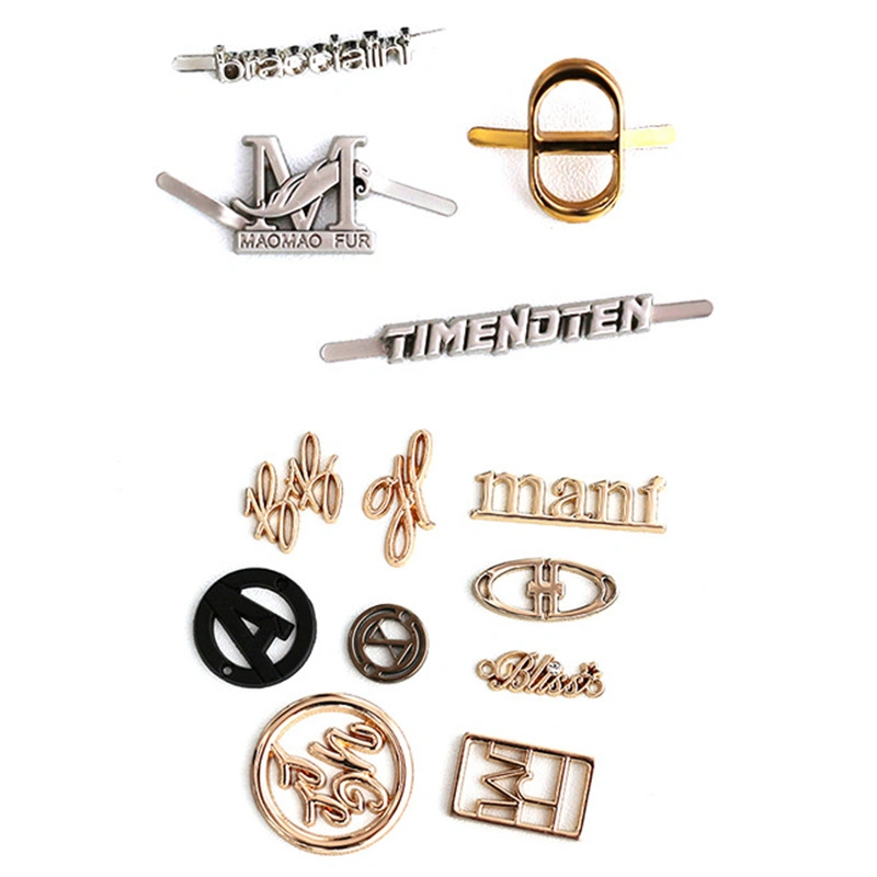 Wholesale/Supplier 3D Custom Logo Sticker Metal Tag for Luggage/ Pet Name/ Handbag/Shoe/Garment