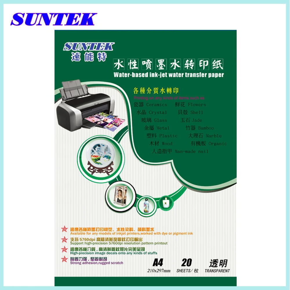 Document de transfert d'eau Suntek Hydrographics-Printing-film dans l'imprimante jet d'encre