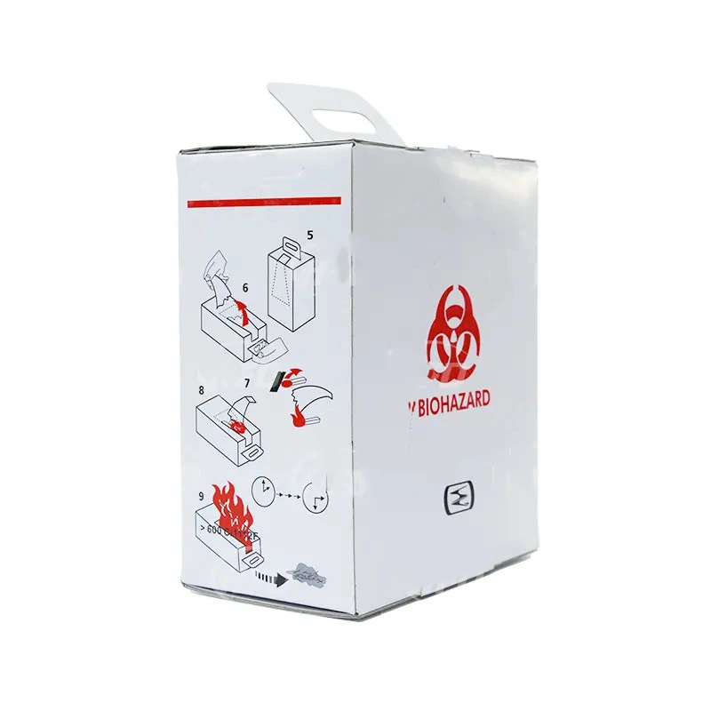 Hospital Disposable Safety Sharp Box Paper Sharp Container for Medical Waste Collection