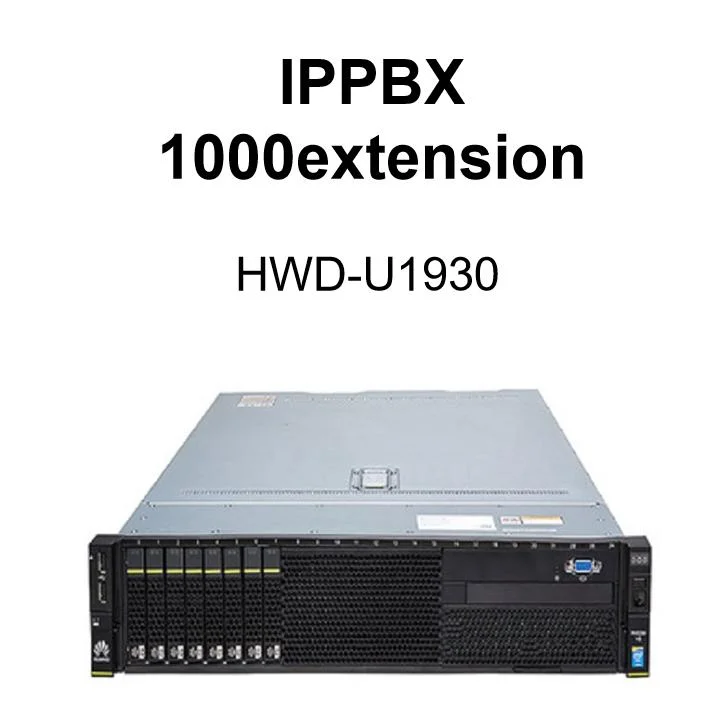 HWD-U1930, puerta de enlace de voz, centro de llamadas, puerta de enlace VoIP, sistemas de comunicación interna, Admite 1000 usuarios, IPPBX