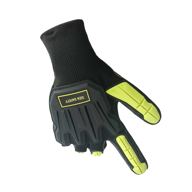 Black PVC DOT Gloves Cotton/Polyester Heavyweight Plain Seamless Knit Gloves with Sheet