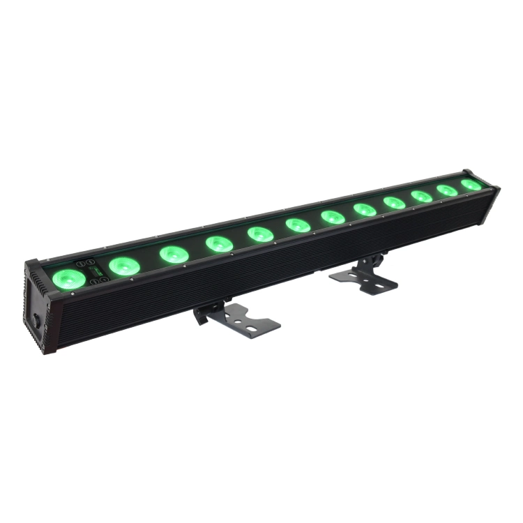High Power Outdoor LED Wall Washer Bar 12*20W 6in1 Waterproof for DJ Disco Sport Event