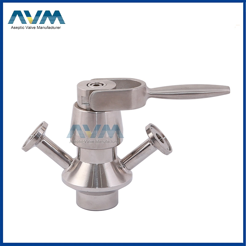 Hygienic Stainless Steel Manual Clamp Aseptic Sampling Valve