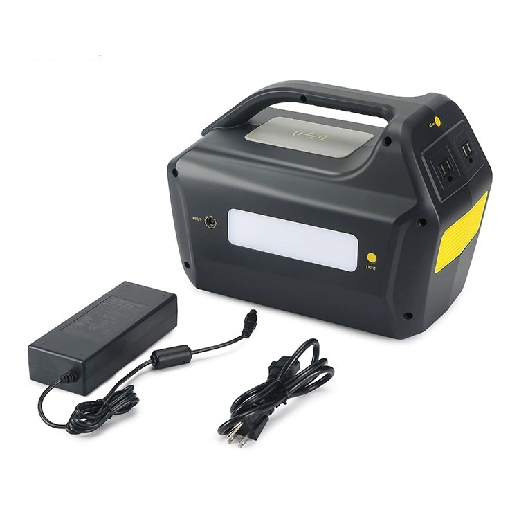 500W Tragbare Kraftwerk Solar Generator Backup-Akku mit 220V 110V reine Sinuswellen-AC-Ausgänge, USB-C-Ausgang